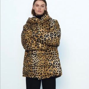 WATER REPELLENT PRINTED COAT XS